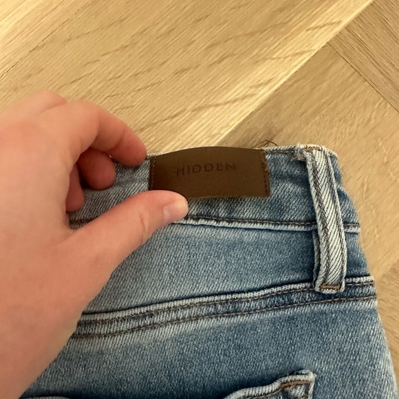 Hidden classic straight Blue Distressed Jeans - Picture 6 of 6